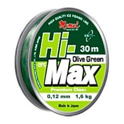 Волосінь Momoi Hi-Max Olive Green 0,20 мм 4,5 кг 30м