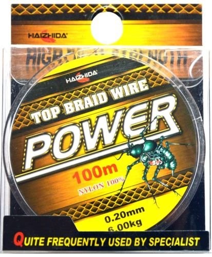 Волосінь Haizhida Power 100м 0.20 мм 6 кг