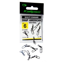 Застежка Kalipso Snap American with swivel 201106BN №6 (10шт)