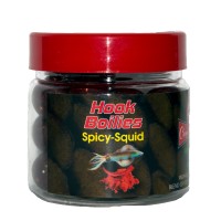 Бойлы Carp Tasty Food насадочный Hook Boiles 18mm Soluble Spicy Squid 100g