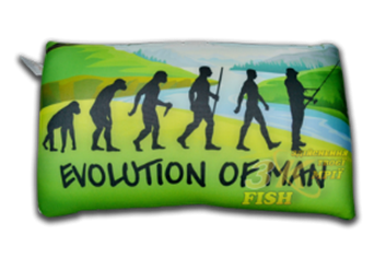 Подушка "Рибалка" Evolution of Man 40x25