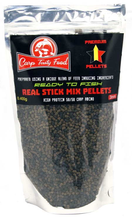 Пеллетс Carp Tasty Food Premium 400гр Stick Mix 3mm