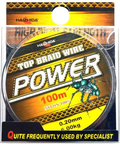 Волосінь Haizhida Power 100м 0.25 мм 9 кг