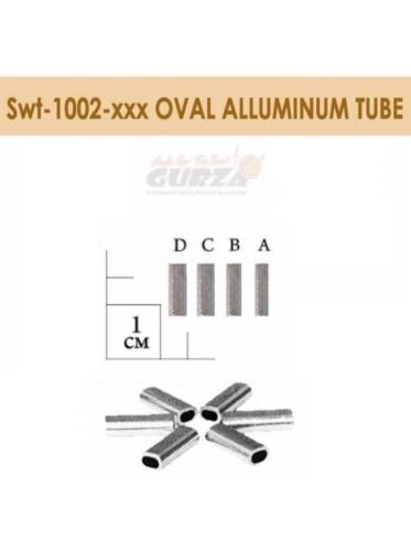 Трубка Gurza обжимная Oval Alluminium Swt1002 d=1,2x2,2x10mm №B