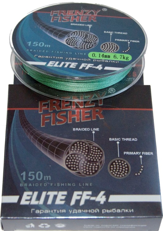 Шнур Frenzy Fisher "Elite FF-4" 0,16 мм 4-х жильн.(150м) SF-6