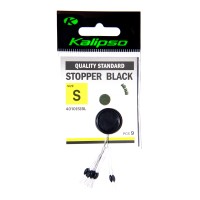 Стопор Kalipso Stopper black 4010(S)BL №S 9шт
