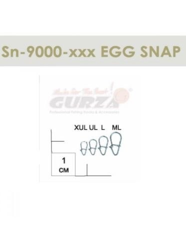 Застежка Gurza безузловая Egg Snap SN-9000 №XUL