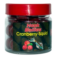 Бойлы Carp Tasty Food насадочный Hook Boiles 18mm Soluble Cranberry Squid 100g