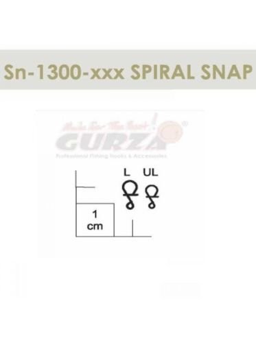 Застежка Gurza SPIRAL SNAP SN1300 №UL