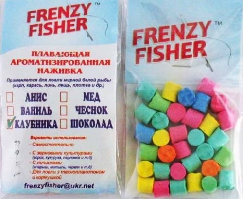 Наживка Frenzy Fisher плавающая ароматизированная (клубника)
