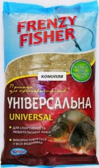 Прикормка Frenzy Fisher 1000гр Универсал-конопля